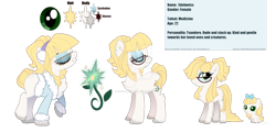 Size: 1280x614 | Tagged: safe, artist:tired-horse-studios, oc, oc only, oc:edelweiss, earth pony, pony, baby, baby pony, clothes, female, filly, mare, reference sheet, simple background, solo, transparent background
