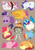 Size: 2480x3508 | Tagged: safe, artist:avafury, apple bloom, applejack, discord, dj pon-3, pinkie pie, rainbow dash, rarity, scootaloo, sweetie belle, twilight sparkle, vinyl scratch, cat, mermaid, g4, :3, applecat, banana, blush sticker, blushing, catified, cute, donut, eyes closed, food, high res, ice cream, ice cream cone, kitty belle, kitty bloom, one eye closed, paws, pinkie cat, rainbow cat, raricat, simple background, species swap, sushi, tan background, twilight cat, whiskers, wink