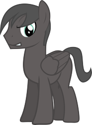 Size: 3098x4189 | Tagged: safe, artist:shadowdashthebat, oc, oc only, oc:corbon blitz, pegasus, pony, high res, male, simple background, solo, stallion, transparent background