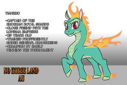 Size: 1800x1200 | Tagged: safe, artist:thescornfulreptilian, tianhuo (tfh), dragon, hybrid, longma, them's fightin' herds, alternate universe, community related, solo, story included