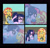 Size: 1280x1223 | Tagged: safe, artist:akira-devilman666, sci-twi, sunset shimmer, twilight sparkle, human, equestria girls, g4, bikini, breasts, clothes, comic, duo, duo female, female, kissing, lesbian, looking at each other, one-piece swimsuit, ship:sci-twishimmer, ship:sunsetsparkle, shipping, sunset shimmer's beach shorts swimsuit, surprise kiss, swimsuit, underwater, wet hair