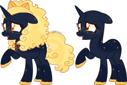 Size: 3827x2572 | Tagged: safe, artist:kurosawakuro, oc, oc only, pony, unicorn, bald, base used, female, high res, mare, raised hoof, simple background, solo, transparent background