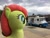 Size: 3264x2448 | Tagged: safe, artist:topsangtheman, peachy sweet, earth pony, pony, g4, apple family member, high res, ice cream truck, irl, photo, plushie, solo