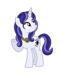 Size: 2366x2866 | Tagged: safe, artist:candyandflurry, oc, oc only, oc:magnolia, pony, unicorn, female, high res, mare, offspring, parent:night light, parent:twilight velvet, parents:nightvelvet, simple background, solo, transparent background