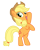 Size: 1918x2390 | Tagged: safe, artist:third uncle, applejack, earth pony, pony, g4, the cutie map, applejack's hat, bipedal, cowboy hat, cute, female, hat, looking at you, mare, open mouth, pose, raised hoof, simple background, solo, transparent background, vector