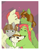 Size: 2086x2605 | Tagged: safe, artist:aztrial, featherweight, mudbriar, tree hugger, oc, oc:banjo bark, oc:bristle canopy, earth pony, pony, g4, bucktooth, colt, dreadlocks, family, freckles, group hug, headcanon, high res, hug, male, nose to nose, siblings, story included