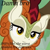 Size: 934x934 | Tagged: safe, alternate version, edit, edited screencap, screencap, autumn blaze, kirin, g4, sounds of silence, female, inverted mouth, reaction image, solo