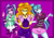 Size: 3868x2709 | Tagged: safe, artist:lennondash, adagio dazzle, aria blaze, sonata dusk, equestria girls, g4, breasts, busty adagio dazzle, busty aria blaze, busty dazzlings, busty sonata dusk, cleavage, female, gem, grin, high res, siren gem, smiling, the dazzlings, trio, trio female