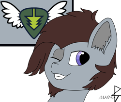 Size: 1200x1006 | Tagged: safe, artist:mh148, oc, oc:blackened blue, cutie mark, ear fluff