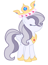 Size: 794x1084 | Tagged: safe, artist:grimm821525, oc, oc only, pegasus, pony, crown, female, jewelry, mare, regalia, simple background, solo, white background