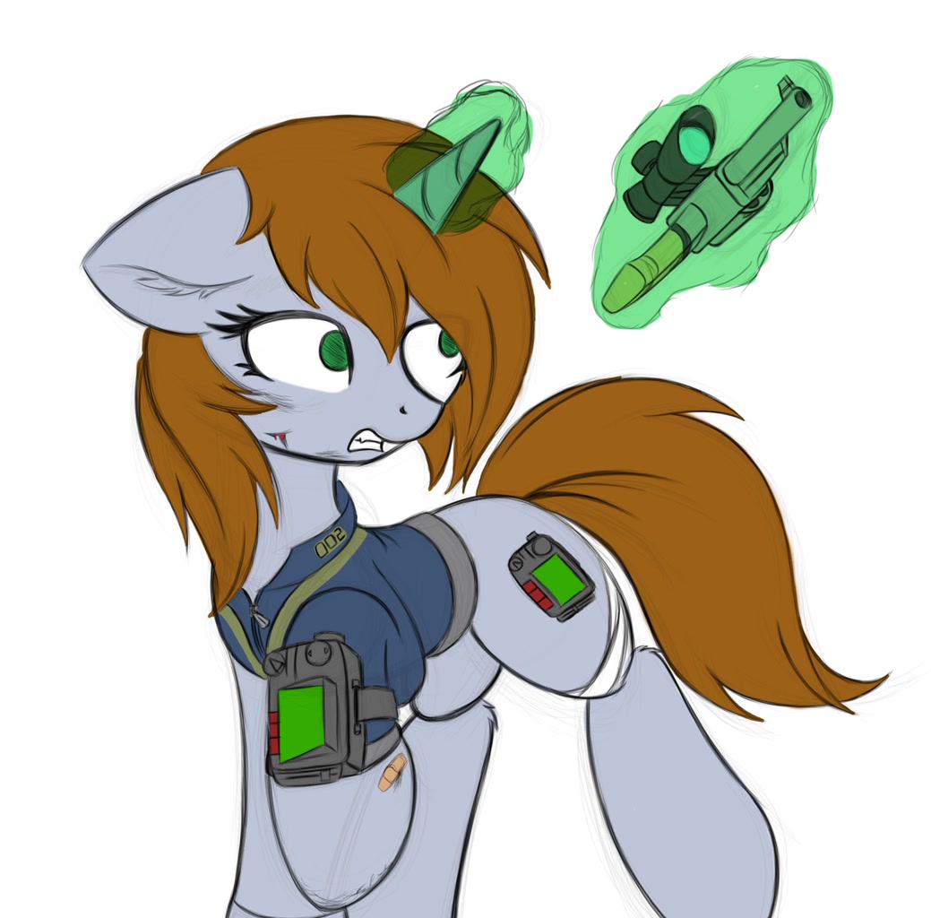 blackjackpone, artist:krash42, color edit, edit, oc, oc only, oc:littlepip,...