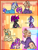 Size: 2625x3500 | Tagged: safe, artist:mrraapeti, oc, oc only, oc:deadweight, oc:kiburi, oc:lack luster, oc:last rites, oc:tequila sunrise, pegasus, pony, zebra, high res, magical lesbian spawn, male, offspring, parent:princess celestia, parent:twilight sparkle, parents:twilestia, scar, size difference, stallion