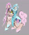 Size: 1280x1538 | Tagged: safe, artist:cosmiclitgalaxy, pinkie pie, earth pony, pony, g4, au redesign, cute, my au, solo