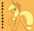 Size: 647x591 | Tagged: safe, artist:illuminatiums, derpibooru exclusive, edit, editor:twilyisbestpone, vector edit, applejack, earth pony, pony, g4, applebutt, applejack's hat, butt, cowboy hat, female, hat, lidded eyes, looking back, mare, orange background, plot, presenting, raised hoof, sexy, simple background, solo, stupid sexy applejack, vector