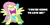 Size: 1202x607 | Tagged: safe, artist:mowza2k2, derpibooru exclusive, edit, editor:twilyisbestpone, vector edit, fluttershy, pegasus, pony, g4, angry, black background, clothes, dress, flower, flutterrage, gala dress, open mouth, quote, simple background, solo, vector, volumetric mouth, wings, you're going to love me