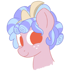 Size: 952x1009 | Tagged: safe, artist:iron curtain, cozy glow, pegasus, pony, g4, bust, cozybetes, cute, female, filly, freckles, portrait, simple background, smiling, white background