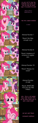 Size: 2000x6397 | Tagged: safe, artist:mlp-silver-quill, pinkie pie, sugar belle, alien, earth pony, facehugger, pony, unicorn, comic:pinkie pie says goodnight, g4, alien (franchise), baking, bipedal, comic, duo, duo female, facehug, female, food, high res, kitchen, montage, oh god, pie, sweet apple acres, what has science done