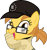 Size: 854x904 | Tagged: safe, artist:pegasski, oc, oc only, oc:anna autumn, earth pony, pony, g4, base used, cap, clothes, female, glasses, hat, mare, simple background, solo, transparent background