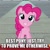Size: 500x500 | Tagged: safe, edit, edited screencap, screencap, pinkie pie, earth pony, pony, g4, season 9, the last laugh, best pony, caption, cropped, cute, diapinkes, female, happy, image macro, imgflip, mare, smiling, solo, text
