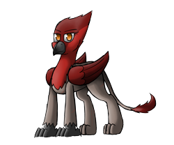 Size: 2400x2000 | Tagged: safe, artist:somber, oc, oc only, oc:revvy, griffon, color, female, high res, simple background, solo, transparent background