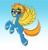 Size: 3980x4148 | Tagged: safe, artist:confetticakez, spitfire, pegasus, pony, g4, clothes, cute, cutefire, flying, goggles, looking at you, sexy, simple background, solo, spread wings, stupid sexy spitfire, uniform, wings, wonderbolts uniform