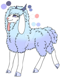 Size: 600x761 | Tagged: safe, artist:malinraf1615, oc, oc only, oc:katerine, sheep, female, simple background, solo, transparent background