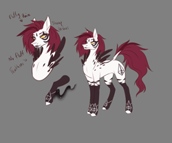 Size: 6000x5000 | Tagged: safe, artist:emalajissda, oc, oc only, oc:emala jiss, pegasus, pony, bust, coat markings, female, gray background, mare, pegasus oc, reference sheet, simple background, socks (coat markings)