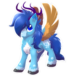 Size: 1877x1877 | Tagged: safe, artist:safizejaart, oc, oc:lucas fairy, pegasus, pony, looking at you, pegasus oc, simple background, transparent background, wings