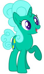 Size: 763x1280 | Tagged: safe, artist:muhammad yunus, glitter drops, pony, unicorn, g4, female, mare, open mouth, open smile, simple background, smiling, solo, transparent background