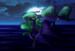 Size: 2900x2000 | Tagged: safe, artist:immagoddampony, oc, oc only, bat pony, pony, female, high res, mare, solo, water
