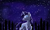 Size: 2000x1200 | Tagged: safe, artist:thescornfulreptilian, rarity, pony, unicorn, g4, eyes closed, night, night sky, sky, smiling, solo, starry sky, stars, tree