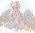 Size: 5000x4821 | Tagged: safe, artist:salty-irish-potato, derpy hooves, pegasus, pony, g4, :p, absurd resolution, chest fluff, colored hooves, cute, derpabetes, female, heart, mare, pictogram, sitting, solo, tongue out, underhoof