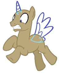 Size: 321x419 | Tagged: safe, artist:alari1234-bases, oc, oc only, alicorn, pony, alicorn oc, bald, base, flying, gritted teeth, horn, male, simple background, solo, stallion, transparent background, underhoof, wings