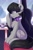 Size: 1400x2100 | Tagged: safe, artist:shadowreindeer, octavia melody, earth pony, pony, g4, bowtie, chest fluff, coffee, female, looking at you, mare, rain, sitting, solo, underhoof, window