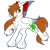 Size: 3000x3000 | Tagged: safe, artist:gingygin, oc, oc only, oc:splashpen, pegasus, pony, female, high res, mare, simple background, solo, transparent background, two toned wings, wings