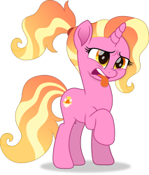 Size: 4926x5781 | Tagged: safe, artist:starcollider, luster dawn, pony, unicorn, g4, my little pony: the movie, the last problem, .svg available, :p, absurd resolution, cute, disgusted, ewww!!!, female, lusterbetes, mare, movie accurate, nose wrinkle, raised hoof, simple background, solo, tongue out, transparent background, vector