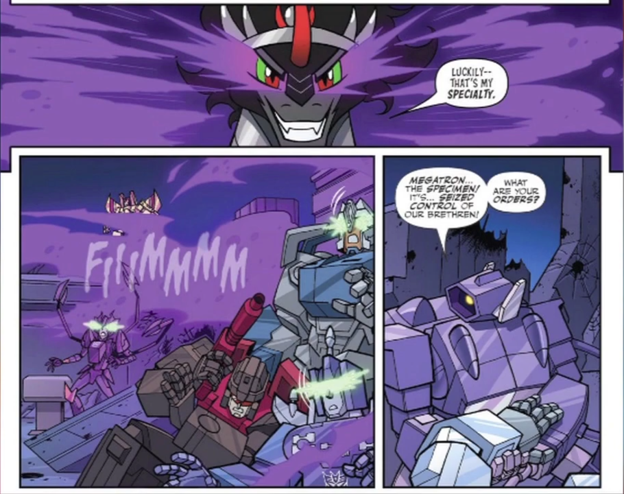 2616243 safe, artistjack lawrence, idw, king sombra, cybertronian