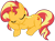 Size: 1024x751 | Tagged: safe, artist:emeraldblast63, ray, sunset shimmer, gecko, leopard gecko, lizard, pony, unicorn, g4, cute, duo, eyes closed, female, male, mare, shimmerbetes, simple background, sleeping, transparent background