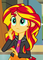Size: 633x884 | Tagged: safe, screencap, sunset shimmer, equestria girls, g4, my little pony equestria girls, cropped, solo