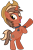 Size: 448x677 | Tagged: safe, artist:pegasski, oc, oc only, oc:softbox, pony, unicorn, g4, base used, bipedal, eyelashes, female, hat, horn, mare, open mouth, simple background, smiling, solo, transparent background, unicorn oc