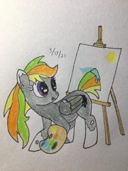 Size: 406x541 | Tagged: safe, artist:carty, oc, oc:odd inks, pegasus, pony, traditional art