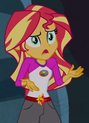 Size: 393x546 | Tagged: safe, screencap, sunset shimmer, equestria girls, g4, my little pony equestria girls: legend of everfree, cropped, solo