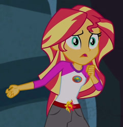 Size: 510x528 | Tagged: safe, screencap, sunset shimmer, equestria girls, g4, my little pony equestria girls: legend of everfree, cropped, solo