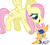 Size: 506x456 | Tagged: safe, artist:katjuarez237, flash sentry, fluttershy, pegasus, pony, rabbit, g4, bunnified, female, flutterflash, male, race swap, shipping, species swap, straight