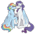 Size: 3000x2900 | Tagged: safe, artist:monnarcha, rainbow dash, rarity, pegasus, pony, unicorn, g4, blushing, boop, bushy brows, commission, eyes closed, eyeshadow, female, high res, hug, lesbian, makeup, mare, noseboop, nuzzling, raised hoof, ship:raridash, shipping, simple background, sitting, smiling, thick eyebrows, transparent background, winghug, wings