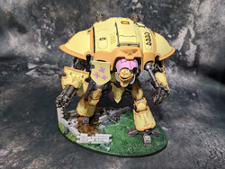 Size: 720x540 | Tagged: artist needed, safe, fluttershy, g4, crossover, imperial knight, irl, model, photo, warhammer (game), warhammer 40k