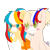 Size: 682x682 | Tagged: safe, artist:pasteldraws, oc, oc:candy, oc:cyrus, bat pony, pony, unicorn, blushing, hug, shipping, simple background, transparent background