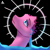 Size: 2000x2000 | Tagged: source needed, useless source url, safe, alternate version, artist:delta hronum, pinkie pie, earth pony, pony, g4, abstract, bust, female, head, high res, mare, photo, pinkamena diane pie, portrait, psychedelic, solo, wat