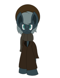 Size: 1446x1870 | Tagged: safe, artist:derpy_the_duck, oc, oc only, oc:milly, earth pony, pony, clothes, hat, solo