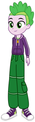 Size: 956x3252 | Tagged: safe, artist:lhenao, spike, equestria girls, g4, converse, human spike, shoes, sneakers, solo